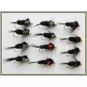 12 Goldhead Montana Red/Green  - Longshank