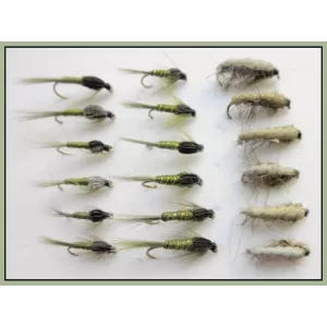 18 Olive Nymph - Damsel, Olive, Czech