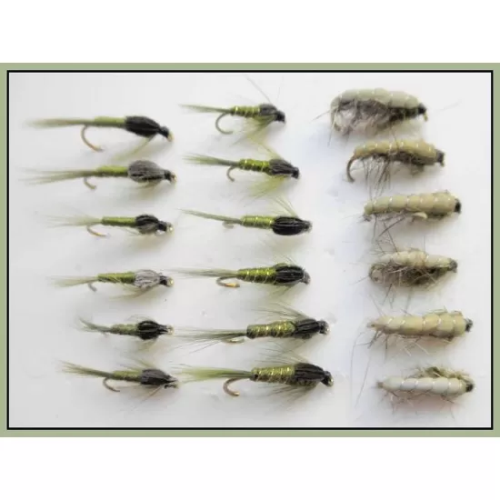 18 Olive Nymph - Damsel, Olive, Czech