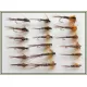 18 Pheasant Tail Nymph - Natural, Yellow, Orange