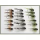 18 Tungsten Bead Nymph - Hares ear, Pheasant Tail, Olive