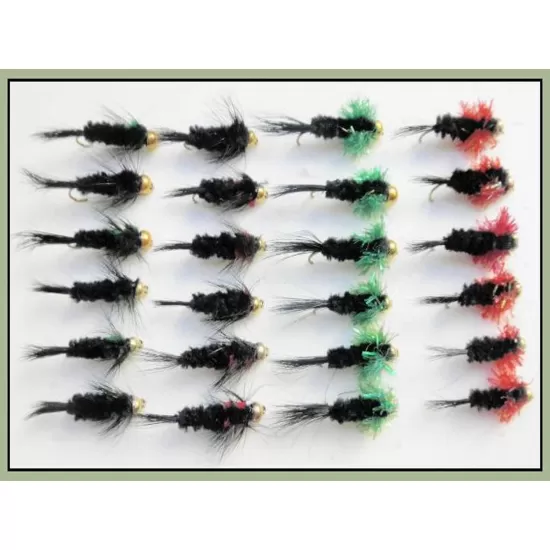 24 Goldhead Montana - Fritz & Longshank - Red & Green