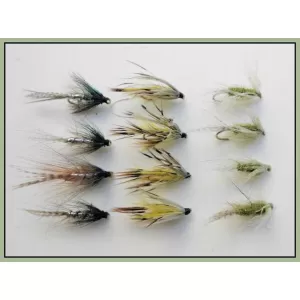 12 Dabblers - Olive, Teal & Flaming Mayfly