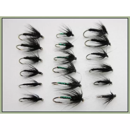 18 Wet Flies- Spider,Variant and Lurex