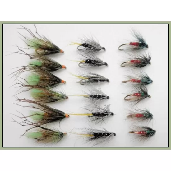 18 Wet Flies, Kate Mclaren ,Gorgeous George, Green Peter