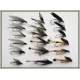 18 Wet flies, 6 varieties, Named