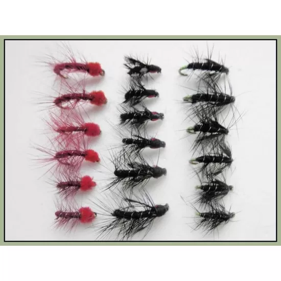 18 Snatchers, Claret, Black/Green, Black/Red