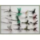16  Mayflies, - Spent/Green/Grey Drakes, Wulff, Humpys