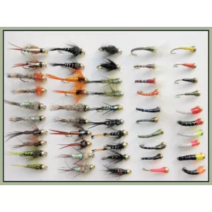 50 Goldhead Nymph and Buzzer Mixed Pack