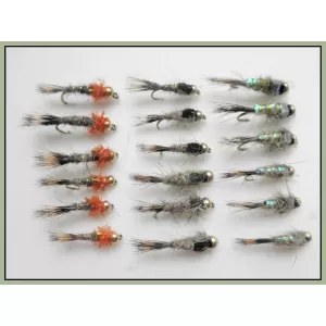 18 Goldhead Hares Ear - Orange, Standard, Flash Back