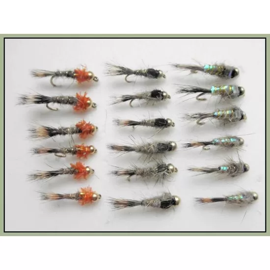 18 Goldhead Hares Ear - Orange, Standard, Flash Back