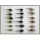 18 Barbless Goldhead Nymph  Flies - Prince,Olives,Black and Silver