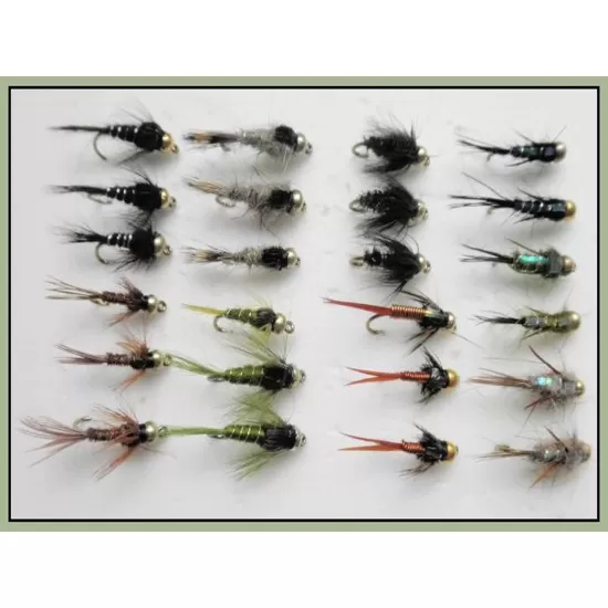 24 Goldhead Nymphs - Good Winter Batch