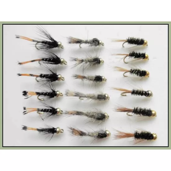 18 Goldhead Daiwl Bach, Pennel, Hares Ear Flash