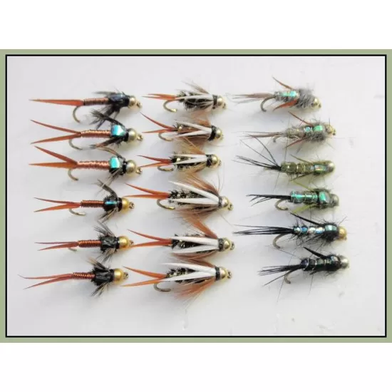 18 Goldhead Nymph,Prince,Copper John, Evil