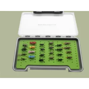 24 Beetles in a LARGE Troutflies Silicone Insert Box