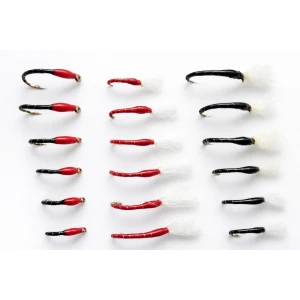 18 Epoxy Buzzer - Black and Red with Breathers & Redheads