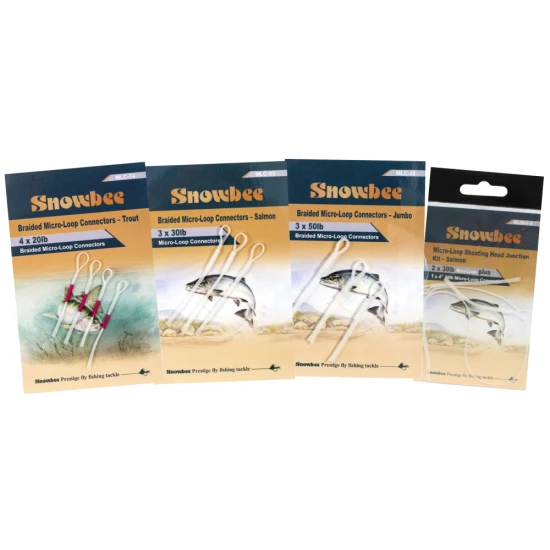 Snowbee Micro Loop Connectors - Trout 20lb