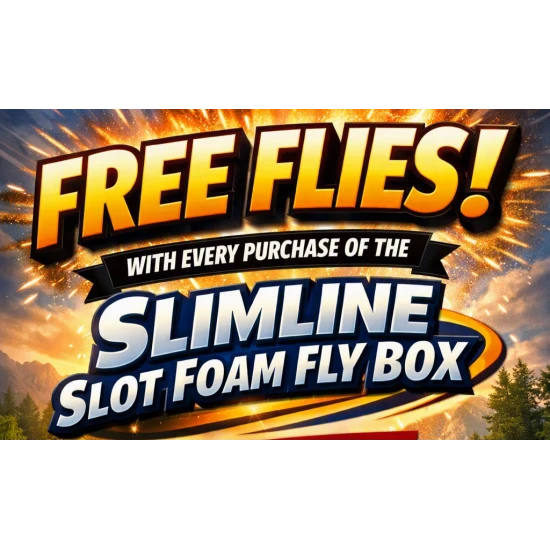 FREE FLIES OFFER - Slimline Slot Foam Fly Box