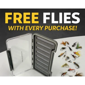 FREE FLIES OFFER - Slimline Water Tight Troutflies Fly Box