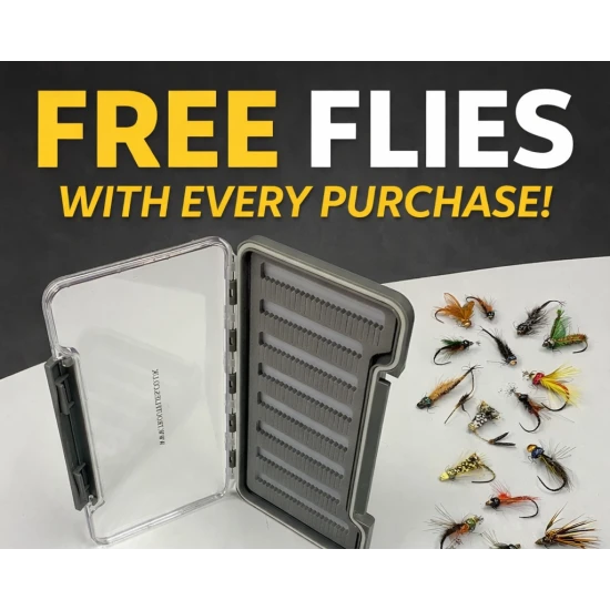 FREE FLIES OFFER - Slimline Water Tight Troutflies Fly Box