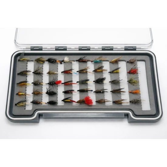 40 Random Barbless Wet Flies Boxed Set