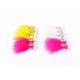 12 Booby Trout Flies Yellow,Pink and White