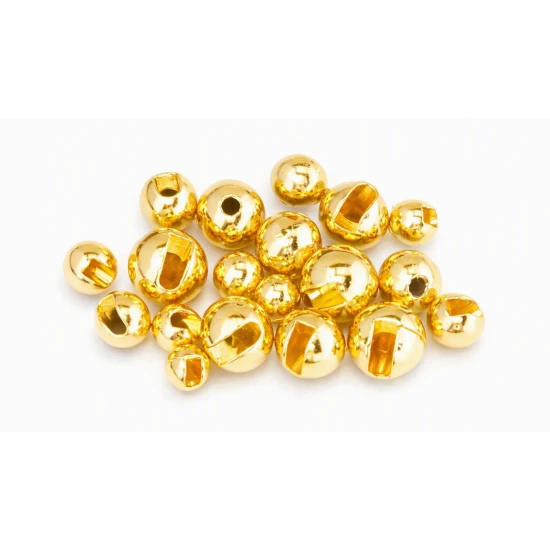 Turrall Gold Slotted Tungsten Beads 