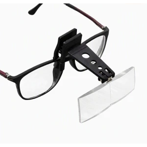 Transparent Magnifying Lenses 1.5x 2.5x 3.5x - Clip-On