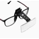 Transparent Magnifying Lenses 1.5x 2.5x 3.5x - Clip-On