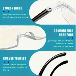 Wearable Magnifier Glasses 300% 