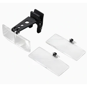 Transparent Magnifying Lenses 1.5x 2.5x 3.5x - Clip-On