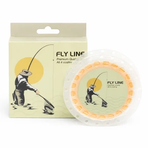 Troutflies Peach Floating fly Line, With Backing Attached