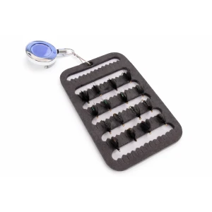 16 Wet Spider Patterns Flies on a Fly Patch with a Zinger