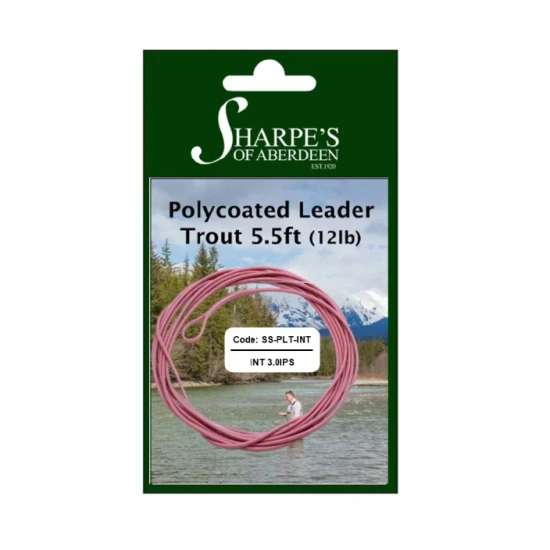 Sharpes Polycoated Trout Leader 12lb 5.5ft