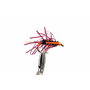 UV Straggle Diawl Bach - Claret