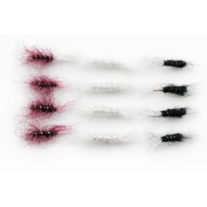 12 BARBLESS Shipman Buzzer -Claret, White & Black