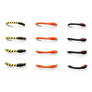 12 Buzzers - Tiger, Orange &  Red Cheek