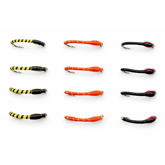 12 Buzzers - Tiger, Orange &  Red Cheek