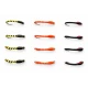 12 Buzzers - Tiger, Orange &  Red Cheek