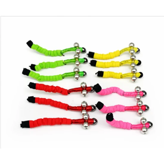 BARBLESS 12 Mixed Coloured Carp Worms