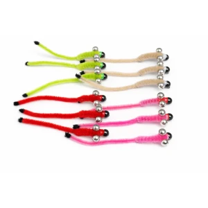 BARBLESS 12 San Juan Worm Carp Flies