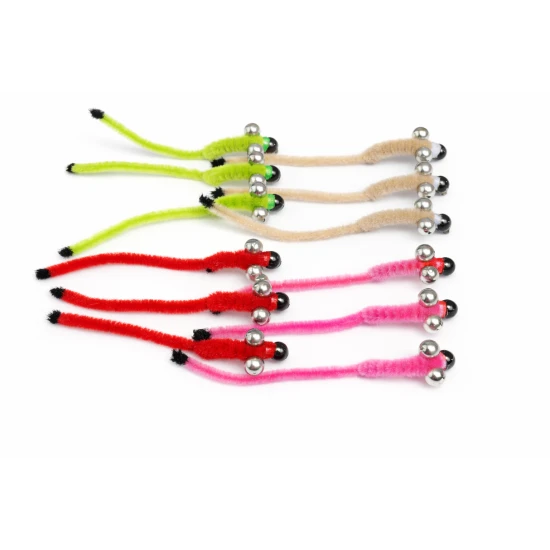 BARBLESS 12 San Juan Worm Carp Flies