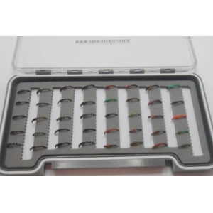 40 Barbless Crisp Packet and Mixed Buzzer  - Boxed Set