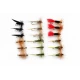 18 Dry Flies, Mixed 6 Varieties- named