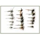 18 Greenwell Dry Flies - Winged, Hackled, Grey Hen