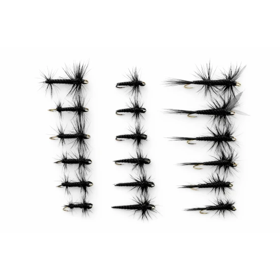18 Dry Flies  - Midge,Spider, Gnat
