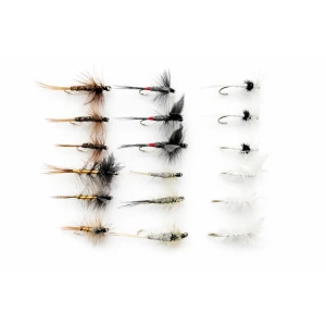 18 Dry Flies, Mixed 6 Varieties