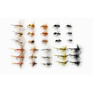 30 Mixed Dry Flies, 10 Varieties