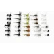 30 Mixed Dry Flies, 10 Varieties